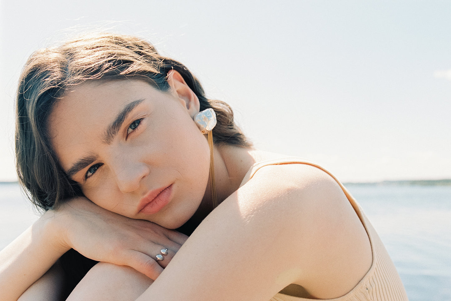 gaea no. 9 clip on earring