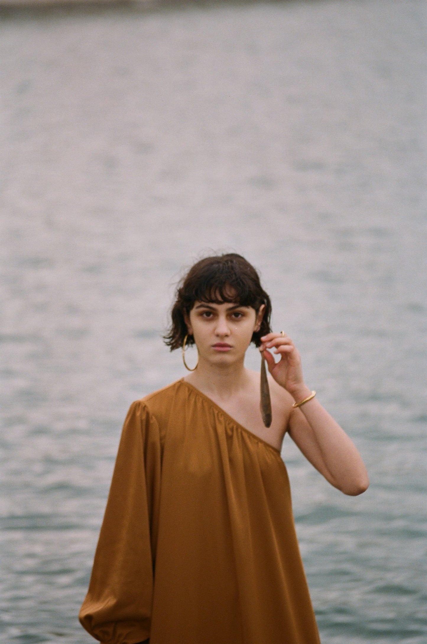 s.p.q.r. no. 3 earrings, raw hoops